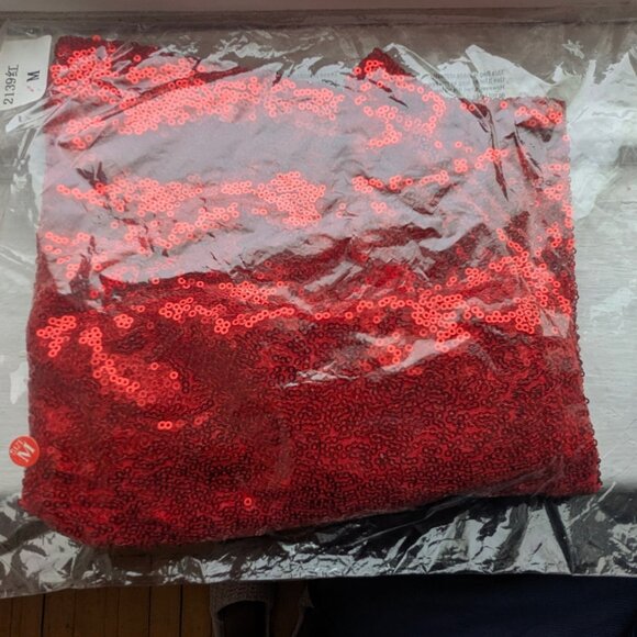 Red Sequin Dress - Picture 11 of 12